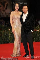 高清图：电影《精武风云》首映 甄子丹夫妇秀恩爱