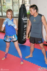 组图：陈蕊蕊杨焉王完尧积极备战拳赛