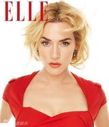 组图：温斯莱特最新杂志写真 红裙大秀熟女魅力