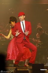 组图：张学友香港个唱揭幕 秀复古风秀踢踏舞