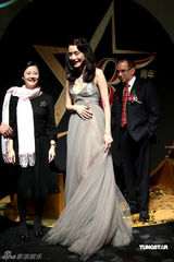 幻灯图集：舒淇低胸晚装亮相 美妙酥胸呼之欲出