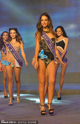 组图：世模小姐比基尼总决赛 长腿纤腰黄金比例