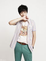 高清组图：韩星李民基夏装写真干练帅气