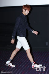 组图：韩团B1A4助阵动画片《Turbo》试映会