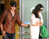 幻灯图：张东健高小英结束蜜月旅行　返回韩国