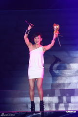 组图：林忆莲台北性感开唱 热情呼喊想歌迷