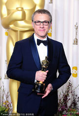 组图：奥斯卡后台-克里斯托弗-瓦尔兹低调亮相