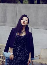 组图：贾媛媛写真红唇妩媚 女神范儿完美尽显