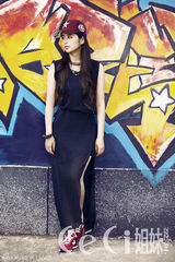 组图：颖儿写真清新学院风青春靓丽