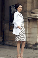 组图：吴佩慈透视绿裙亮相巴黎时装周收官秀