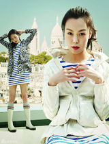 组图：韩星金敏熙发户外写真 亲自搭配显时尚俏皮