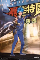 组图：蔡依林女王装代言网游 笑谈新专辑走光