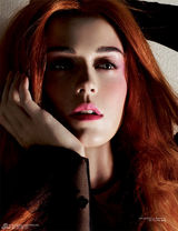 组图：凯蒂-佩里染橘发登杂志 女王范十足