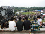 龙水湖音乐节的观众们
