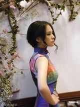 组图：阿娇拍平面广告造型多变化身潮流女神