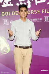 组图：彭于晏林育贤再合作拍金马奖形象广告