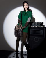 高清组图：申敏儿秋装写真优雅 好身材凹凸有致