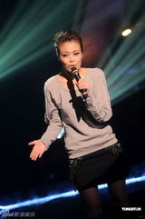 组图：容祖儿录《劲歌金曲》清纯亮相宛若邻家女孩