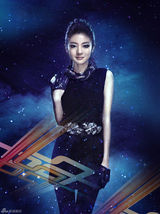 高清图：安以轩最新时尚大片 秀发飘逸梦幻灵动