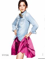 组图：歌迪亚写真登杂志 法兰西玫瑰展露慵懒性感