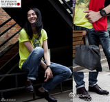 明星爱街拍第27期：T恤短裤POLO衫搭配(组图)