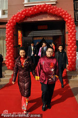 幻灯图：车晓山西办纯中式婚礼 豪华婚宴曝光