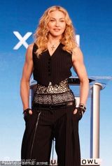 组图：麦当娜出席演出发布会 容颜紧致似返老还童