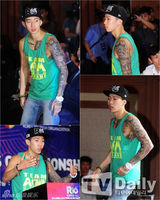 组图：朴宰范出席街舞赛记者会任名誉大使