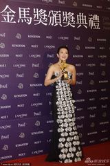 组图：章子怡凭《宗师》获影后拥抱王家卫