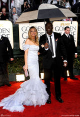 高清组图：海蒂-克鲁姆似美人鱼 携丈夫红毯秀亲密