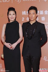 群星闪耀嫣然基金晚宴 王菲旗袍装与李亚鹏恩爱