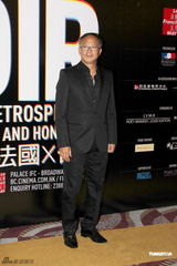 组图：导演杜琪峰与雅克-欧迪亚出席法国电影展