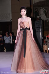 组图:陈慧琳盛装半露酥胸 笑称要老公生小孩