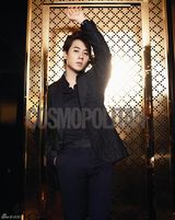 高清组图：韩团神话拍写真西装革履叼雪茄贵气十足