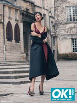 组图：刘雯巴黎拍《OK精彩》封面 显东方优雅