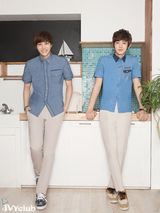 组图：EXO-K金有贞校服写真尽显阳光活力