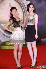 组图：20位候选港姐首晤传媒 佳丽现场展风姿