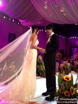 组图：査可欣孙志群大婚 骆家辉任证婚人