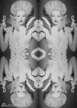 组图：碧昂斯巡演造型设计 女王气场烈焰红唇