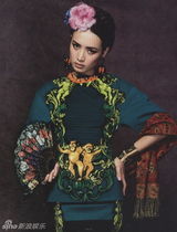组图：潘燕登英国顶级杂志封面 国际化面孔征服时尚圈