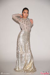 组图：吉克隽逸赴台拍MV 期待到美国NBA献唱