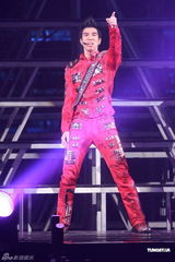 组图：王力宏香港个唱与成龙嘴对嘴热吻