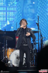 组图：滚石上海开唱 主唱米克-贾格尔卖力嘶吼