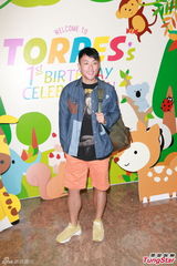 高清图：杨千嬅穿熊仔装为儿庆生 圈内好友到贺