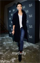 组图：车艺莲任瑟雍出席时尚品牌发布会