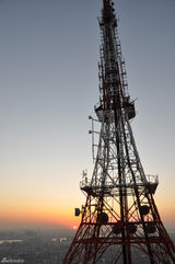 高清图：新浪娱乐探访韩国 登N首尔塔俯瞰城市