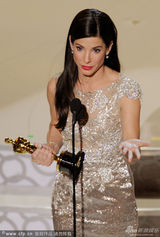 高清图：奥斯卡颁奖现场 桑德拉-布洛克斩获影后