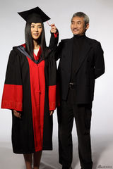 组图：“萌学生”杨采妮与“怪老师”徐克