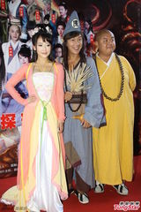 组图：《新济公》横店热拍 陈浩明陈紫函等现身