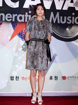 高清图：少女时代CNBLUE等组合出席音乐颁奖礼